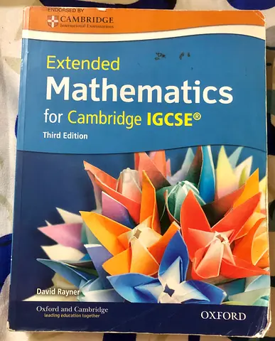 IGCSE Maths textbook