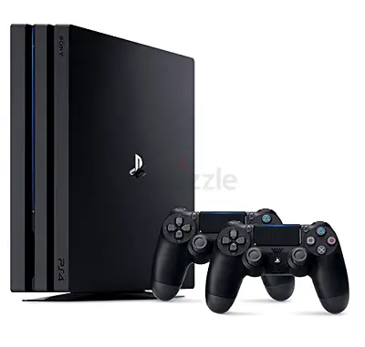 Sony PlayStation 4 - Pro - Black - 1TB with 2 Controller
