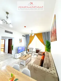Fully Furnished One Bedroom Apartment for Monthly Rent with Balcony and Internet Included in New Muw