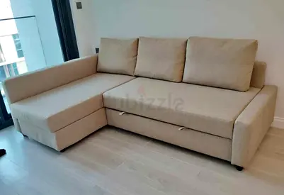IKEA L shap Sofa store cum bed you can fix