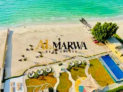 Stunning Direct Beach Views || Luxury 3BR +Maids Room || Private Beach || Fully Furnished || 2 Car P