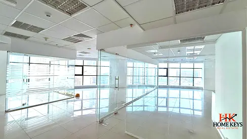 Best Price | On Sheikh Zayed Road | Next to Metro | High-Floor Fitted Office