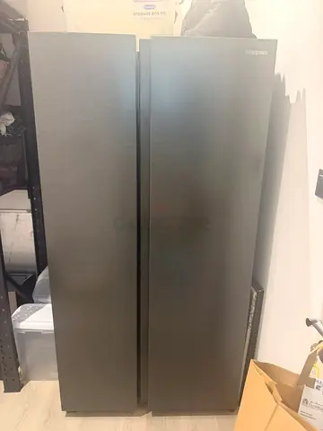 Samsung Side-by-Side 647L Refrigerator - Grey Stainless, Great Condition
