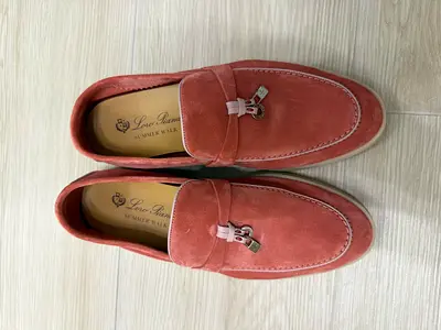 Loro Piana Summer Walk Suede Loafers size 36,5