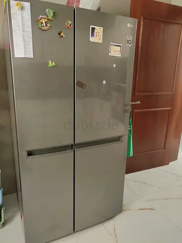 LG 4-Door Refrigerator - Stainless Steel, Good Condition