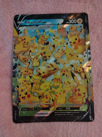 Jumbo size Pikachu V-union holo