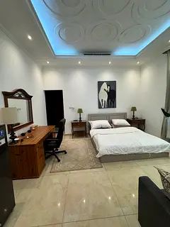 Master bedroom in a villa in central dubai