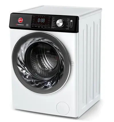 Hoover Front Load Washing Machine, 8 kg, HWM-S814DD-W – White (Turkey)