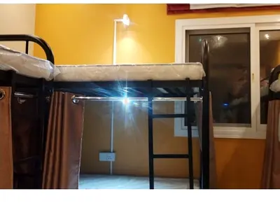 Female bed space neat and clean near metro