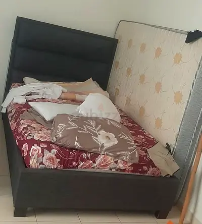 Single bed with medicated mattress