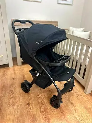 Joie compact stroller - good condition, single seat, black