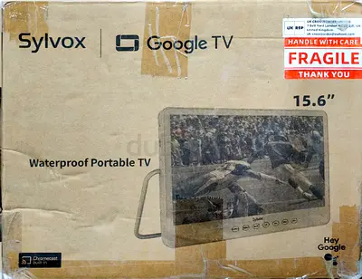 Sylvox 15.6" Waterproof Portable TV with Google TV (in box)