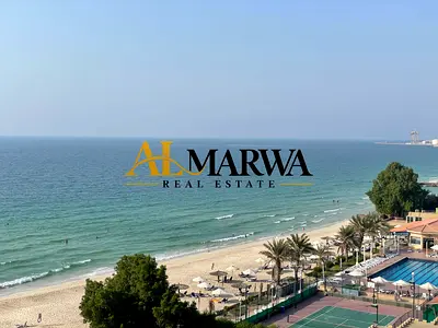 Beach View || Fully Upgraded 2BR || Private Beach || Chiller Free || Parking Free || All Amenities