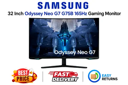 Samsung 32 Inch Monitor - 165Hz Odyssey Curved Gaming Monitor - Excellent Condition, Original Box