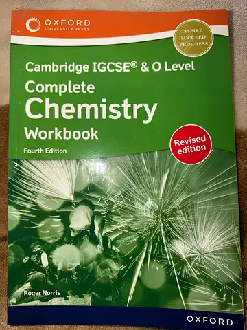 Cambridge IGCSE & O Level Complete Chemistry Workbook (Fourth Edition) - Oxford