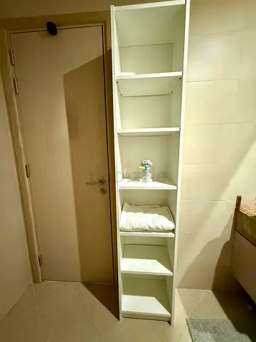 IKEA BILLY Tall Narrow Bookcase – White