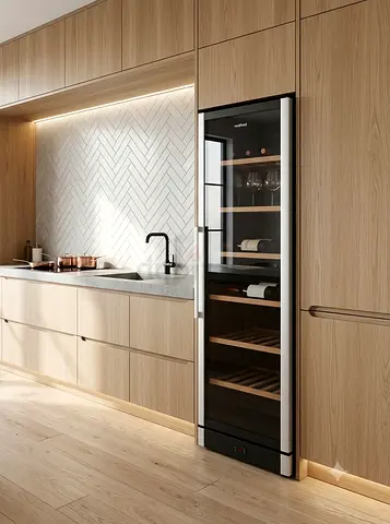 Vestfrost Dual-Temperature Wine Fridge – 197 Bottle Capacity | Premium Wine Storage