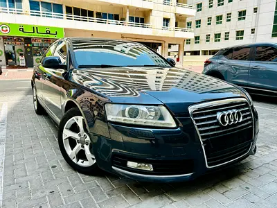 2011 Audi A6 4 cylinders-full options-GCC-no accident-driving perfectly 100%