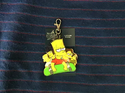 Universal Studios “Bart Simpson” Lanyard Metal Medal