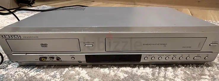 DVD and VHS player
