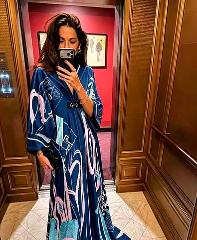 HERMES SILK DRESS