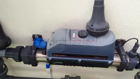 Swimming pool heater electric
