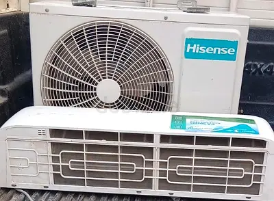 Used Hisense Split AC Outdoor and Indoor Units - Good Working Condition