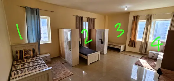 Female bed space in Electra street near to adcb