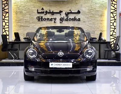 EXCELLENT DEAL for our Volkswagen Beetle Convertible ( 2016 Model ) in Black Color GCC Specs
