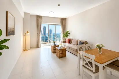Furnished | 1 Bed | Partial Marina View | Vacant
