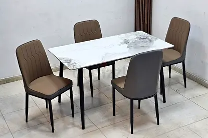 Brand New Stylish Diding table with 4 chair Available