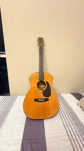 Yamaki F13 Acoustic Guitar (Vintage Japanese) New Strings
