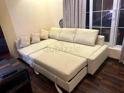 Sofa New premium high Quality 3 seater L shape sofa bed with storage