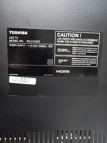 Toshiba 40 inch LED TV