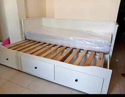 IKEA Brand hamnes day bed with 2 mattresses and 3 store drawer neat and clean available