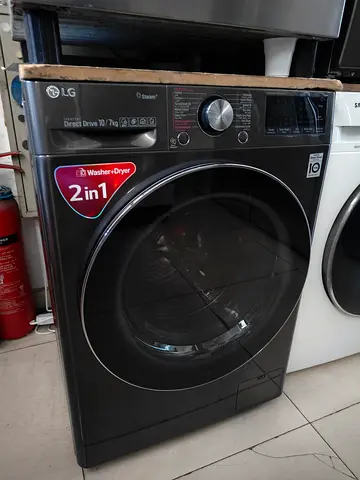 LG 2-in-1 Front Load Washer Dryer 7kg / 10kg - Space Grey