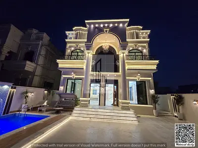 Luxury Villa for Sale in Al Muwaihat 2 – Ajman | Personalized Finishing, Swimming Pool, and Central Air Conditioning