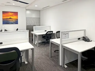 Book a reserved coworking spot or hot desk for rent in DUBAI, JAFZA One Dubai Area
