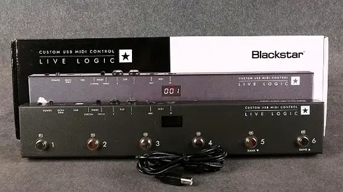 Blackstar live logic midi foot controller