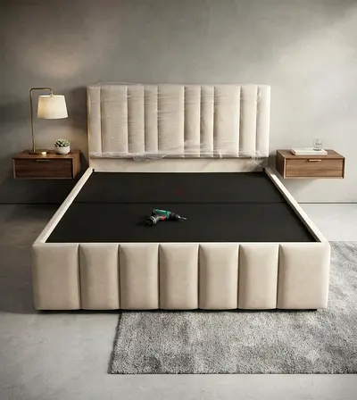 Luxury Design King Bed Frame Available Size 180*200Cm