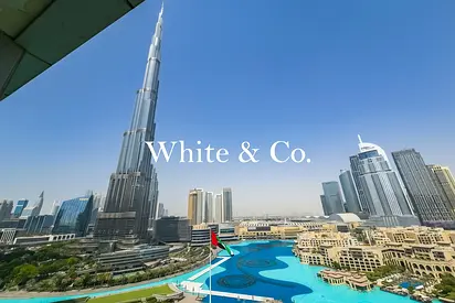 Full Burj View | Vacant | Two Beds + Study