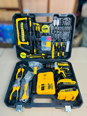 DeWalt 20V Cordless Drill & 108-Piece Tool Kit with Case