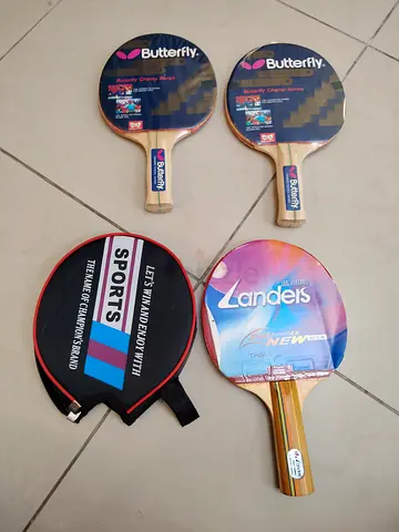 Table Tennis Rackets with Case - Brand new