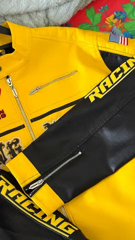 300m knife Litchi Pattern Pu Leather Jacket Motorcycle