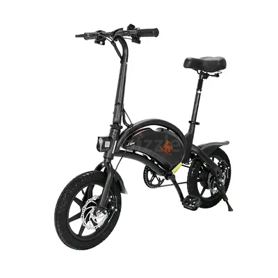Electric Bike 400W 48V 7.5Ah 45km/H 25km Range Black V1