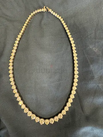 Custom-Made 14K White Gold Moissanite Tennis Necklace – 51g – 81 Stones
Beautiful and substantial c