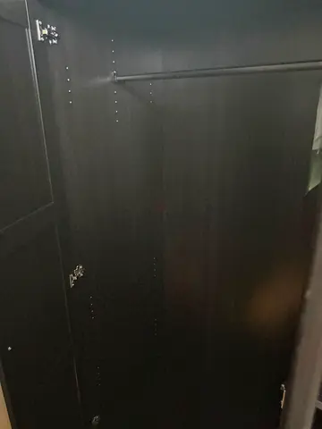 Large Black Wardrobe / Armoire - Good Condition