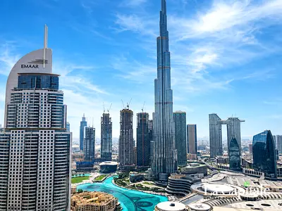 FULL BURJ AND FOUNTAIN VIEW | HIGH FLOOR | CORNER