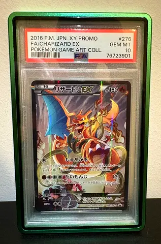 2016 Japanese FA Charizard EX PSA 10 Pokemon Game Art Collection #276
