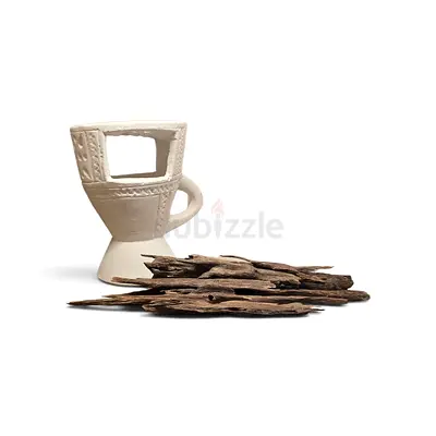 Agarwood (Oud) Chips with Ceramic Bakhoor Burner - Natural Scent